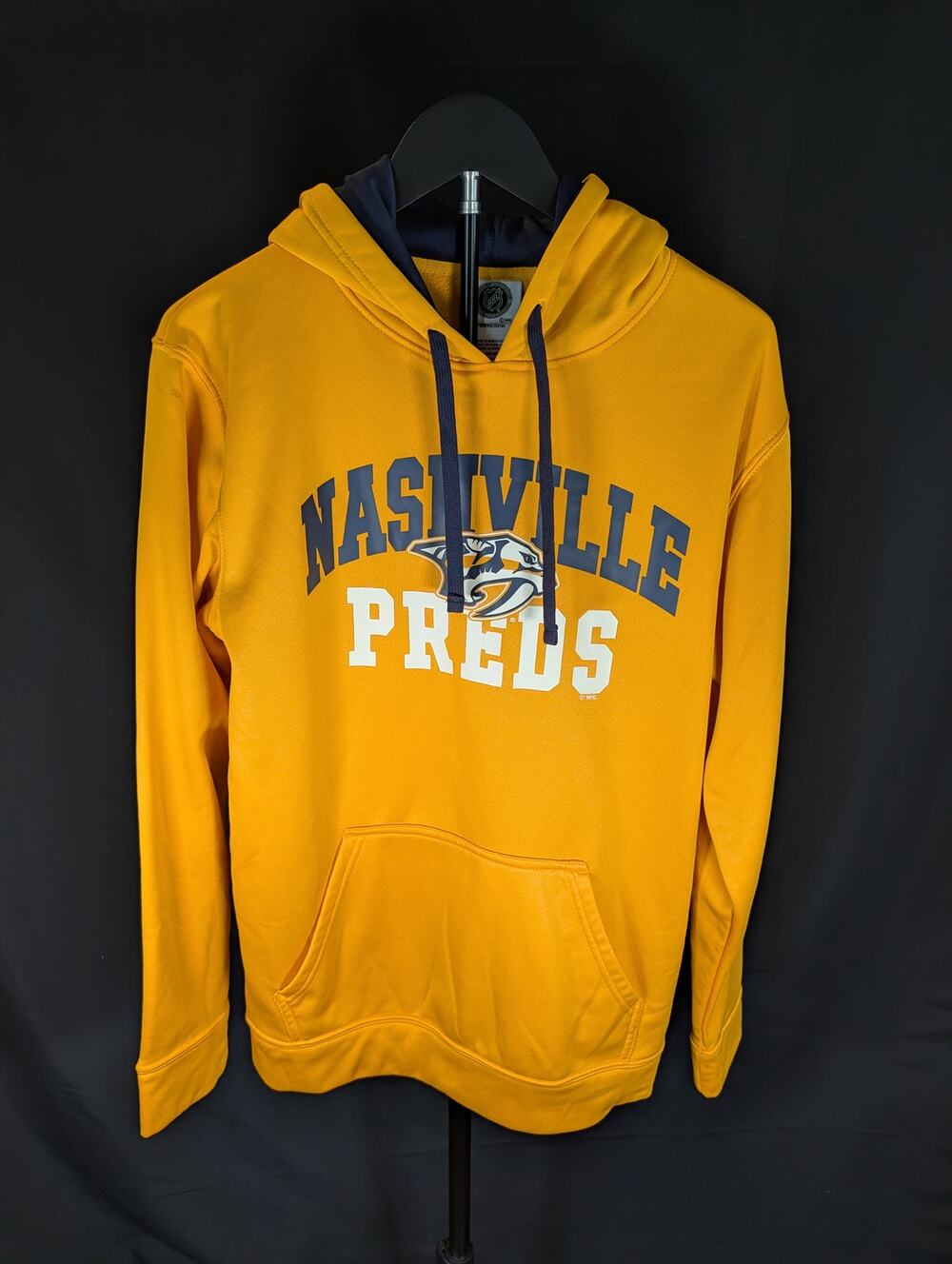 Nashville Predators NHL Gold Pullover Hoodie Men's Size S